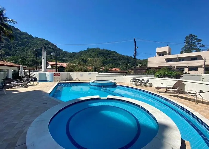 Maravilhoso Apartamento Pe Na Areia Ubatuba
